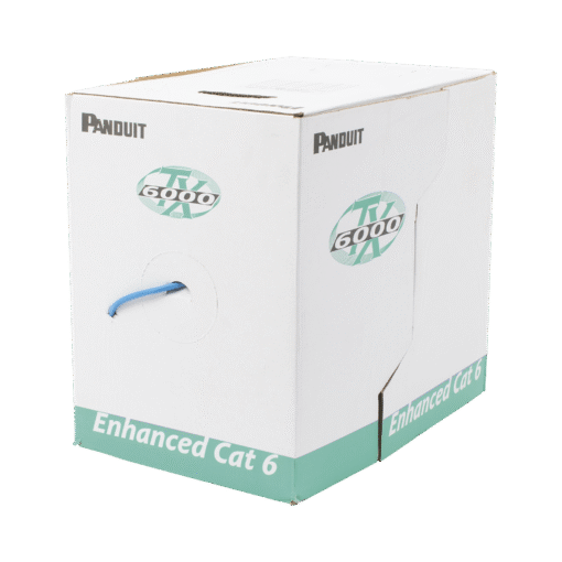 Cable UTP Cat6 Mejorado 23 AWG | 305m Cobre | LSZH Azul | 4 Pares | TX6000™ PanNet 1 Cable UTP Cat6 Mejorado 23 AWG | 305m Cobre | LSZH Azul | 4 Pares | TX6000™ PanNet