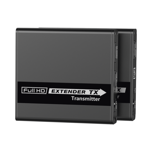 Extensor HDMI 70m | 720/1080P 60Hz | Cat 6/7 | Cero Latencia | HDR10 | Salida Loop | EDID | Control Remoto | Audio 3.5mm