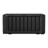Servidor NAS de escritorio con 8 bahías, expansible a 18, capacidad de hasta 256 TB y 4 GB de RAM.