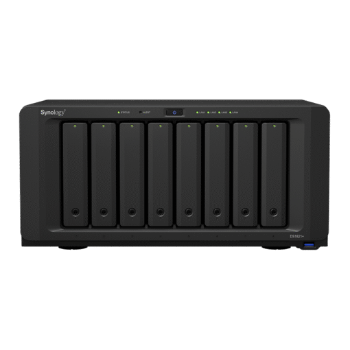 Servidor NAS de escritorio con 8 bahías, expansible a 18, capacidad de hasta 256 TB y 4 GB de RAM. 1 Servidor NAS de escritorio con 8 bahías, expansible a 18, capacidad de hasta 256 TB y 4 GB de RAM.