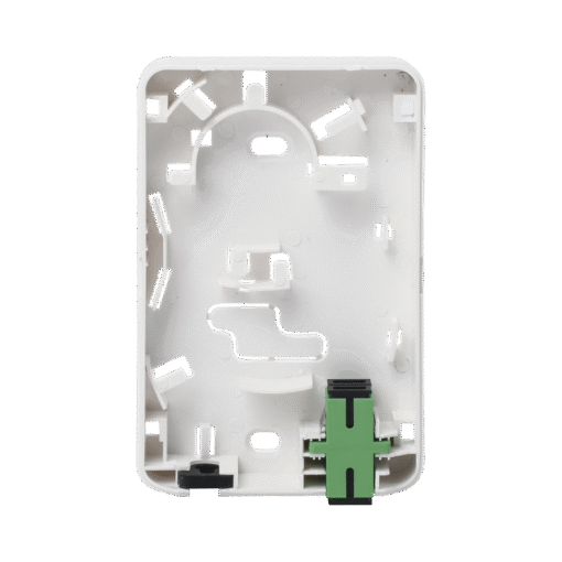 Caja terminal de fibra óptica (roseta) con 2 acopladores SC/APC, color blanco. 6 Caja terminal de fibra óptica (roseta) con 2 acopladores SC/APC, color blanco. - Imagen 6