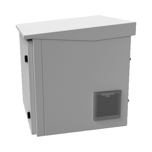 Gabinete de Exterior con Rack de 19" de 9UR con Ventiladores y Termostato (Montaje a poste o torre se vende por separado). 2 Gabinete de Exterior con Rack de 19" de 9UR con Ventiladores y Termostato (Montaje a poste o torre se vende por separado). - Imagen 2