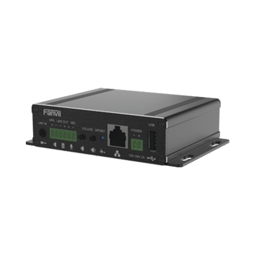 Gateway para Voceo IP/SIP, Entrada de audio (3.5mm), salida de amplificador integrado de hasta 30W, puerto USB (reproducción de MP3) 1 Gateway para Voceo IP/SIP, Entrada de audio (3.5mm), salida de amplificador integrado de hasta 30W, puerto USB (reproducción de MP3)