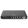 Router en la nube con 3 puertos LAN Gigabit, 1 WAN Gigabit, 1 LAN/WAN configurable, hasta 100 clientes y 600 Mbps asimétricos.