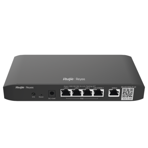 Router en la nube con 3 puertos LAN Gigabit, 1 WAN Gigabit, 1 LAN/WAN configurable, hasta 100 clientes y 600 Mbps asimétricos 1 Router en la nube con 3 puertos LAN Gigabit, 1 WAN Gigabit, 1 LAN/WAN configurable, hasta 100 clientes y 600 Mbps asimétricos