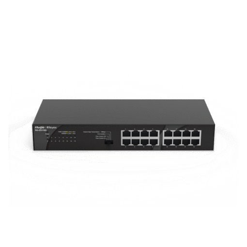 Switch no administrable de 16 puertos 10/100/1000 Mbps, sin PoE. 1 Switch no administrable de 16 puertos 10/100/1000 Mbps, sin PoE.