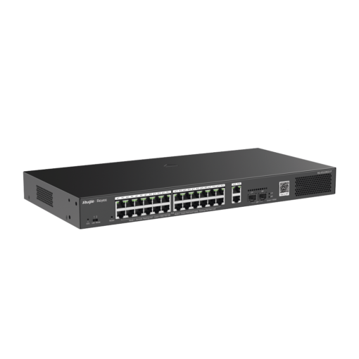 Switch inteligente PoE administrable en la nube con 28 puertos Gigabit (24 PoE+), 2 RJ45, 2 SFP, 370W. Ideal para reconocimiento de cámaras IP en redes CCTV 3 Switch inteligente PoE administrable en la nube con 28 puertos Gigabit (24 PoE+), 2 RJ45, 2 SFP, 370W. Ideal para reconocimiento de cámaras IP en redes CCTV - Imagen 3