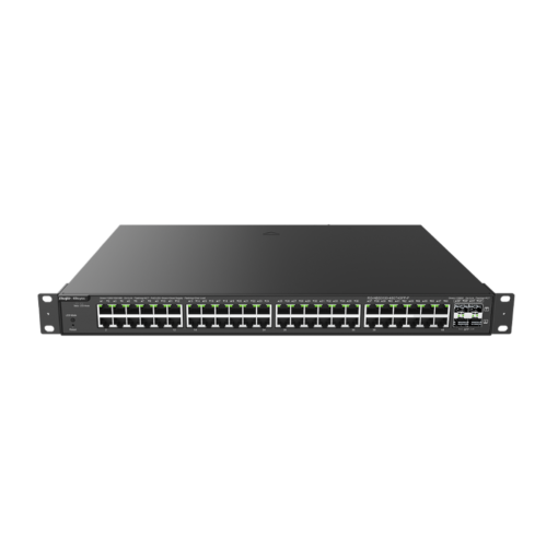 Switch PoE administrable en la nube de capa 2 con 52 puertos (48 Gigabit PoE+ y 4 SFP), y 370W de potencia 1 Switch PoE administrable en la nube de capa 2 con 52 puertos (48 Gigabit PoE+ y 4 SFP), y 370W de potencia