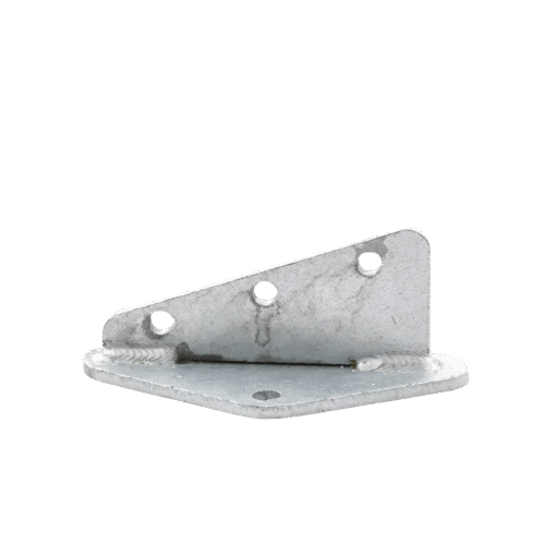 Ancla Aleta de 3 Orificios con 2 Puntos de Fijación – Ideal para Mástiles, Galvanizada por inmersión en Caliente 3 Ancla Aleta de 3 Orificios con 2 Puntos de Fijación – Ideal para Mástiles, Galvanizada por inmersión en Caliente - Imagen 3