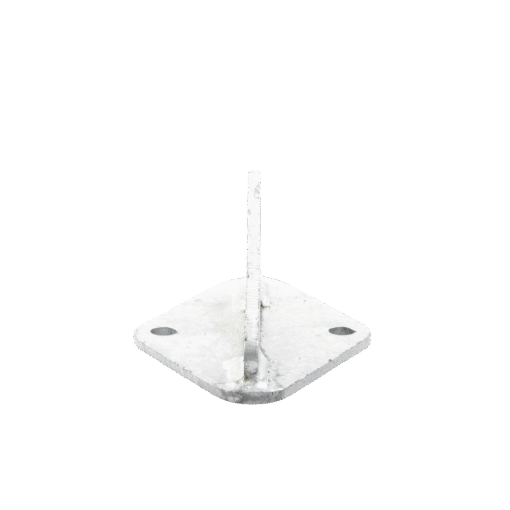 Ancla Aleta de 3 Orificios con 2 Puntos de Fijación – Ideal para Mástiles, Galvanizada por inmersión en Caliente 5 Ancla Aleta de 3 Orificios con 2 Puntos de Fijación – Ideal para Mástiles, Galvanizada por inmersión en Caliente - Imagen 5