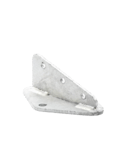 Ancla Aleta de 3 Orificios con 2 Puntos de Fijación – Ideal para Mástiles, Galvanizada por inmersión en Caliente 11 Globaltecnoly SLMANG2G AD 5 l