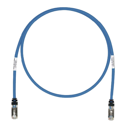 Cable Patch Cord Cat6A Blindado S/FTP CM/LS0H de 2m en Color Azul - Marca Panduit 3 Cable Patch Cord Cat6A Blindado S/FTP CM/LS0H de 2m en Color Azul - Marca Panduit - Imagen 3