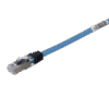 Cable Patch Cord Cat6A Blindado S/FTP CM/LS0H de 2m en Color Azul - Marca Panduit