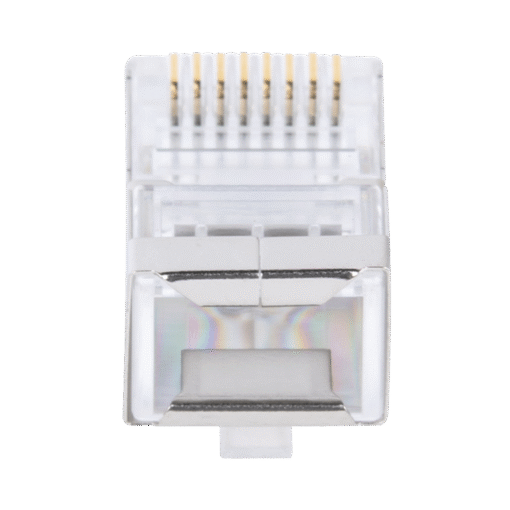 Paquete de 100 Conectores RJ45 Cat6 Blindados Pass Through con Chapado en Oro de 30 Micras para Máxima Durabilidad 5 Paquete de 100 Conectores RJ45 Cat6 Blindados Pass Through con Chapado en Oro de 30 Micras para Máxima Durabilidad - Imagen 5
