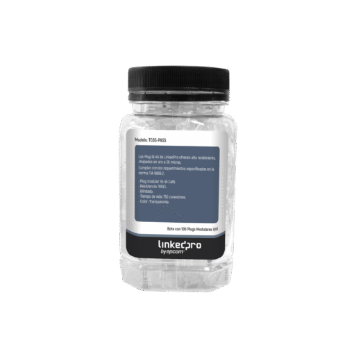 Paquete de 100 Conectores RJ45 Cat6 Blindados Pass Through con Chapado en Oro de 30 Micras para Máxima Durabilidad 2 Paquete de 100 Conectores RJ45 Cat6 Blindados Pass Through con Chapado en Oro de 30 Micras para Máxima Durabilidad - Imagen 2