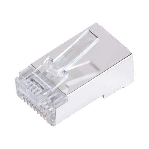 Paquete de 100 Conectores RJ45 Cat6 Blindados Pass Through con Chapado en Oro de 30 Micras para Máxima Durabilidad 4 Paquete de 100 Conectores RJ45 Cat6 Blindados Pass Through con Chapado en Oro de 30 Micras para Máxima Durabilidad - Imagen 4