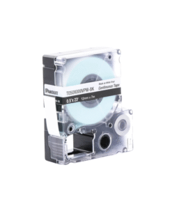 Casete de Etiquetas de Vinilo en Cinta Continua, Negro sobre Blanco, para Uso Interior/Exterior, 12 mm de Ancho x 7 m de Largo 11 Globaltecnoly b10