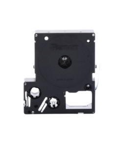 Casete de Etiquetas de Vinilo en Cinta Continua, Negro sobre Blanco, para Uso Interior/Exterior, 12 mm de Ancho x 7 m de Largo 12 Globaltecnoly b9