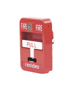 Estación Manual de Acción Simple, Convencional, fabricada en Aluminio Rojo, con cerradura. 7 Globaltecnoly 5140MPS1 AD 2 l