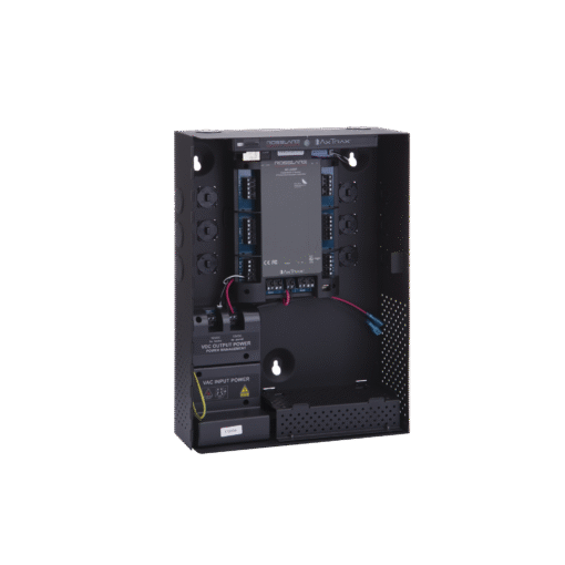 Controlador de acceso para 2 lectoras, expandible a 2 lectoras adicionales, capacidad para 30,000 tarjetas, incluye gabinete y fuente de alimentación, nueva generación. 1 Controlador de acceso para 2 lectoras, expandible a 2 lectoras adicionales, capacidad para 30,000 tarjetas, incluye gabinete y fuente de alimentación, nueva generación.