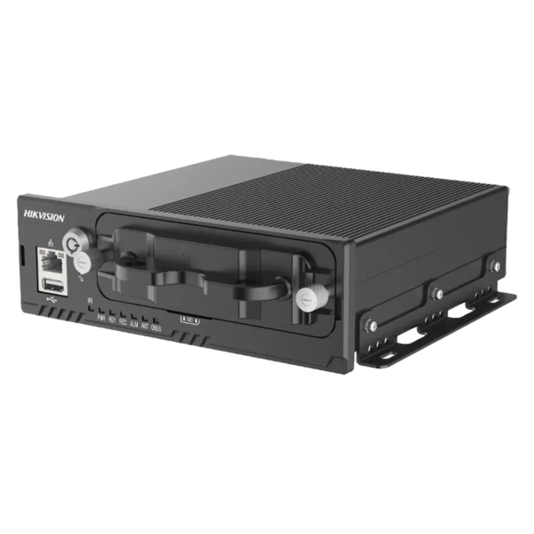 DVR Móvil 1080P, 4 canales TURBO + 4 canales IP, soporte 4G, WiFi, GPS y disco duro de 1TB.