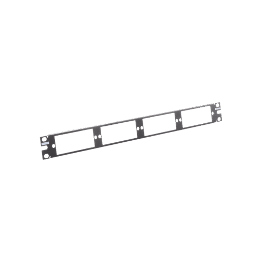 Panel de Distribución de Fibra Óptica, acepta 4 casetes QuickNet o placas FAP/FMP (panel CFAPPBL1 no incluido), bandeja fija, hasta 96 fibras, color negro, 1U. 7 Panel de Distribución de Fibra Óptica, acepta 4 casetes QuickNet o placas FAP/FMP (panel CFAPPBL1 no incluido), bandeja fija, hasta 96 fibras, color negro, 1U. - Imagen 7