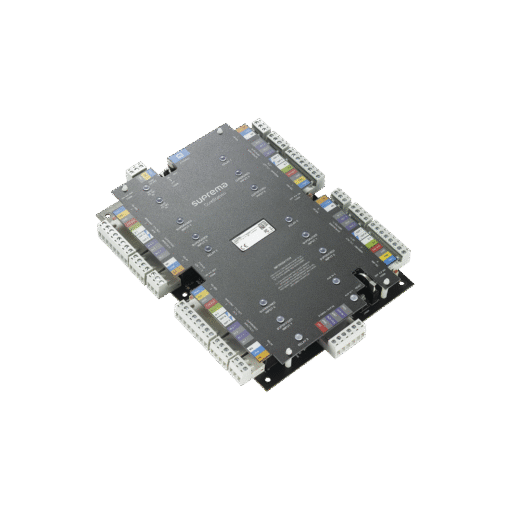 Módulo de control de puertas con 2 entradas/salidas Wiegand, 4 salidas de relevador tipo C, compatible con BioStar 2. 1 Módulo de control de puertas con 2 entradas/salidas Wiegand, 4 salidas de relevador tipo C, compatible con BioStar 2.