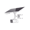 Kit Solar IP All in One, cámara bala ColorVu 4 Megapixel, lente de 4mm, panel solar, batería de respaldo de litio 23.2Ah (hasta 24 días), conexión 4G y accesorios de instalación.