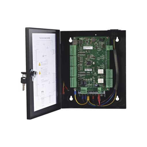 Controlador de acceso integrable con videovigilancia, para 2 puertas, capacidad para 10,000 tarjetas y 50,000 eventos, incluye gabinete y fuente de alimentación 12VCD/8A. 3 Controlador de acceso integrable con videovigilancia, para 2 puertas, capacidad para 10,000 tarjetas y 50,000 eventos, incluye gabinete y fuente de alimentación 12VCD/8A. - Imagen 3