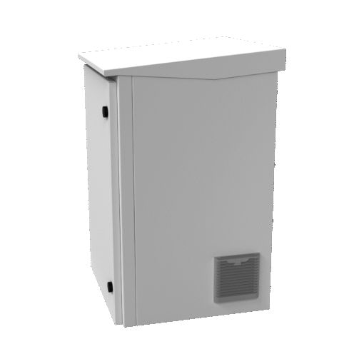 Gabinete de exterior con rack de 19" de 16U, ventiladores y termostato. Montaje a poste o torre se vende por separado. 6 Gabinete de exterior con rack de 19" de 16U, ventiladores y termostato. Montaje a poste o torre se vende por separado. - Imagen 6