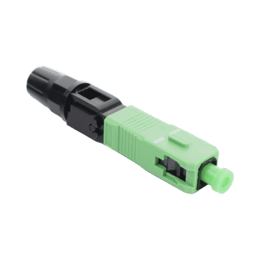 Conector mecánico de instalación en campo, monomodo SC/APC, pre-pulido y re-terminable 1 Conector mecánico de instalación en campo, monomodo SC/APC, pre-pulido y re-terminable