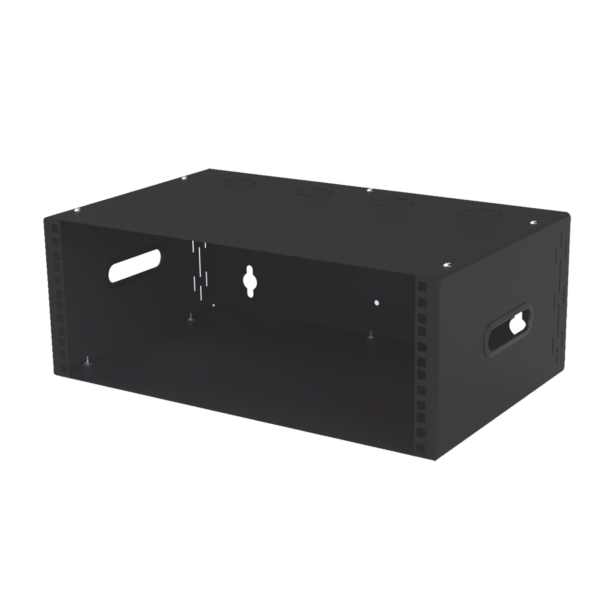 Gabinete para Montaje en Pared, Liviano para 4 Unidades: Compacto, ligero y seguro, ideal para espacios reducidos.