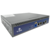OLT GPON de 1 puerto para hasta 128 ONUs, con 2 puertos Gigabit Ethernet y 1 SFP/SFP+. Ideal para redes ópticas.