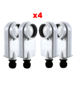 PROMO PACK DE 4 ,Radio Modular ("Antena integrada de 8dB") hasta 700 Mbps, (4.9 - 6.4 GHz), IP67, Adaptación automática al entorno, Monitoreo a través de la nube