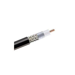 Cable coaxial RG8/U 90% de blindaje, certificación RoHS, conductor de cobre revestido de aluminio, 50 Ohms