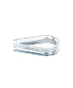 Cuello/ Guardacabo/ Rozadera para Cable de 1/4" de Acero Galv. por Inmersión 9 Globaltecnoly CUELLO14LS AD 4 l