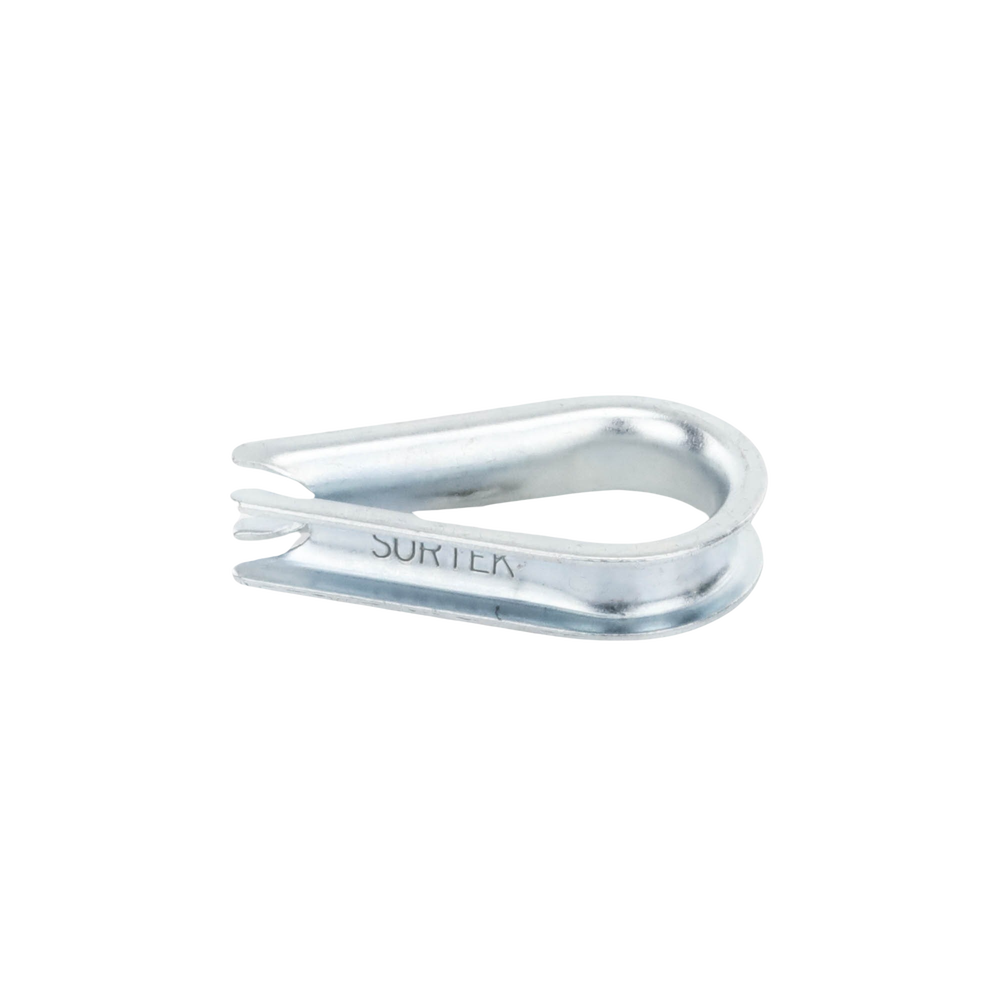 Cuello/ Guardacabo/ Rozadera para Cable de 1/4" de Acero Galv. por Inmersión 5 Cuello/ Guardacabo/ Rozadera para Cable de 1/4" de Acero Galv. por Inmersión - Imagen 5