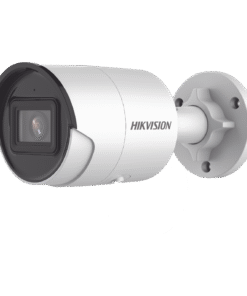 Bala IP 4 Megapixel / Lente 2.8 mm / 40 mts IR EXIR / Exterior IP67 / WDR 120 dB / PoE / Micrófono Integrado / Videoanaliticos (Filtro de Falsas Alarmas) / Ultra Baja Iluminación / Metal