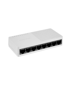 Switch No Administrable de Escritorio de 8 Puertos / Fast Ethernet 10 / 100 Mbps / Diseño Compacto y Estetico