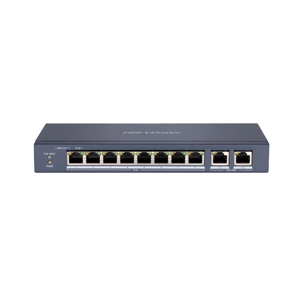 Switch PoE+ / 300 Metros PoE Larga Distancia / 8 Puertos 10/100 Mbps 802.3af/at (30W) +2 Puerto 10/100/1000 Mbps Uplink 1 Switch PoE+ / 300 Metros PoE Larga Distancia / 8 Puertos 10/100 Mbps 802.3af/at (30W) +2 Puerto 10/100/1000 Mbps Uplink