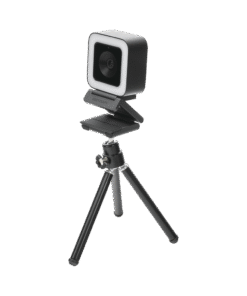 Cámara Web ALTA DENIFICIÓN (1080p) / Aro de Luz Interconstruido / Gran Angular / Micrófono Integrado / Conector USB de 2 mts / Fácil de Instalar / Reducción de Ruido Inteligente