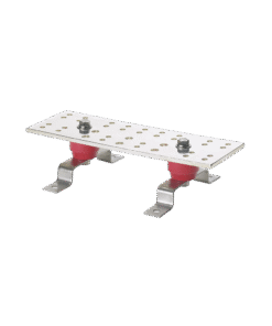 Barra de Puesta a Tierra Principal para Telecomunicaciones (TMGB), de 1/4 in x 4 in x 12 in