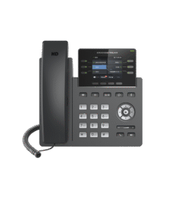 Teléfono IP Grado Operador, 3 líneas SIP con 6 cuentas, puertos Gigabit,PoE, pantalla a color 2.4", codec Opus, IPV4/IPV6 con gestión en la nube GDMS
