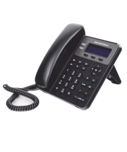 Teléfono IP SMB de 2 Líneas, 1 Cuenta SIP con 3 teclas de función programables y conferencia de 3 vías. 5VCD 7 Globaltecnoly GXP1610 LAT IZQ l