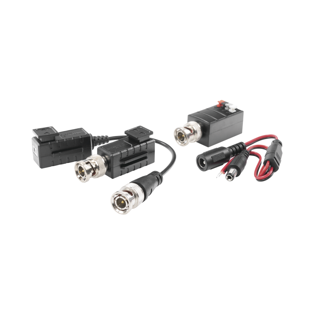 Kit de TRANSCEPTORES DE VIDEO DE LARGO ALCANCE / 320 Metros / Resolución 720P y 1080P / Cat 5e/6 / Compatible con cámaras HD-TVI/CVI/AHD/CVBS / Alimente solo el Receptor / Protección Interconstruida contra sobretensión. 1 Kit de TRANSCEPTORES DE VIDEO DE LARGO ALCANCE / 320 Metros / Resolución 720P y 1080P / Cat 5e/6 / Compatible con cámaras HD-TVI/CVI/AHD/CVBS / Alimente solo el Receptor / Protección Interconstruida contra sobretensión.