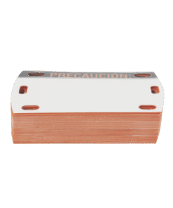 Etiqueta Autolaminada para Identificación de Fibra Optica Paquete de 25 piezas (Texto en español)