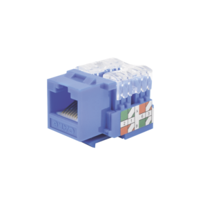 Módulo Jack 110 Cat6, Keystone para faceplate - Color Azul