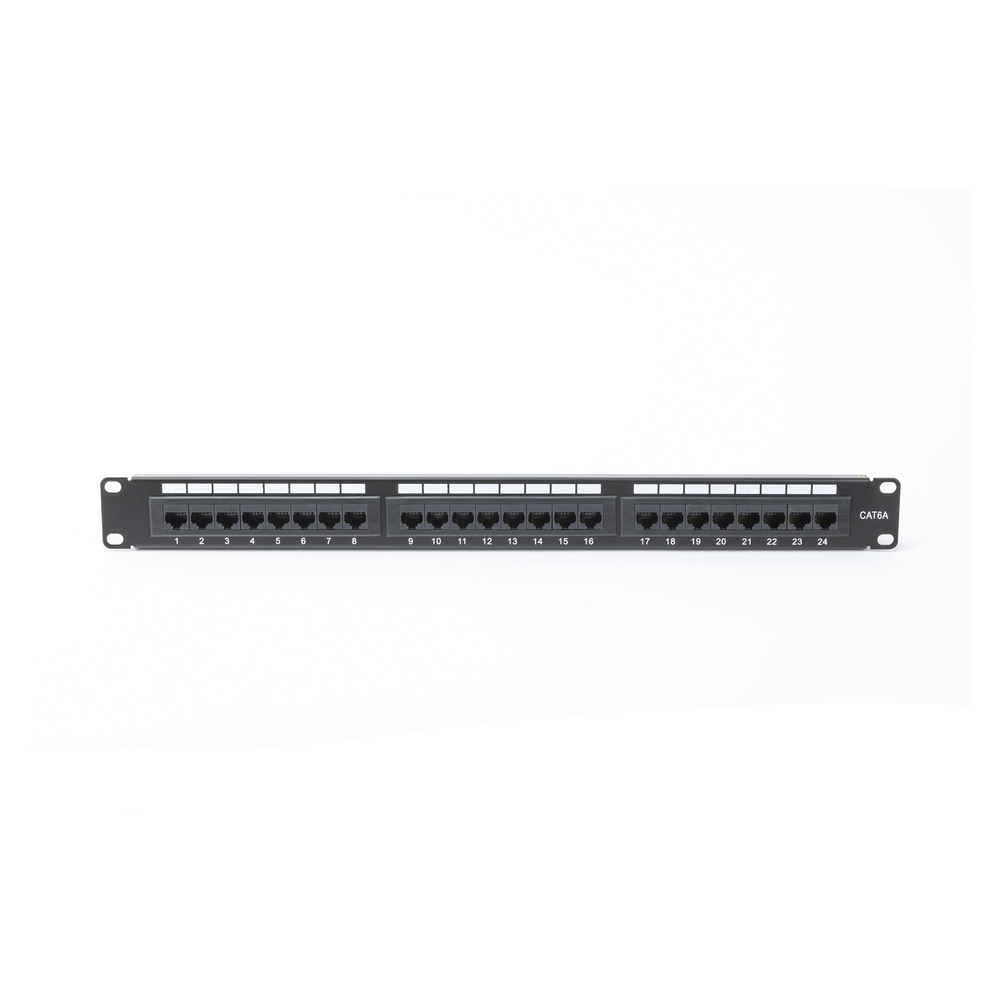 Panel de parcheo de impacto (110) UTP de 24 puertos Cat6A, 19in 2 Panel de parcheo de impacto (110) UTP de 24 puertos Cat6A, 19in - Imagen 2