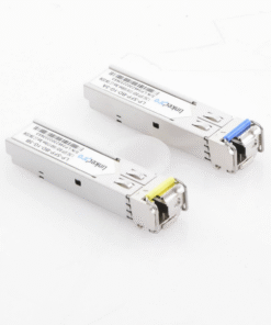Transceptores Bidireccionales SFP (Mini-Gbic) / Monomodo / 1.25 Gbps de velocidad / Conector LC / Hasta 3 km de Distancia / 2 Piezas 6 Globaltecnoly LPSFPBD1G3 AD 2 l 2