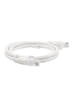 Cable de parcheo UTP Cat6 - 1 m - blanco